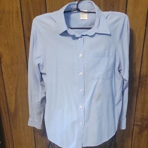 Blair Blue Button Down Shirt with Classic Collar
